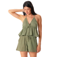 Top - Lotus and Luna Harbor Halter Top