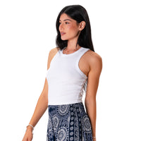 Top - Lotus and Luna Racer Back Cropped Tank