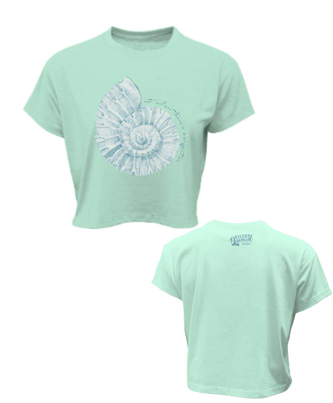 Filthy Mermaid Cropped Tees