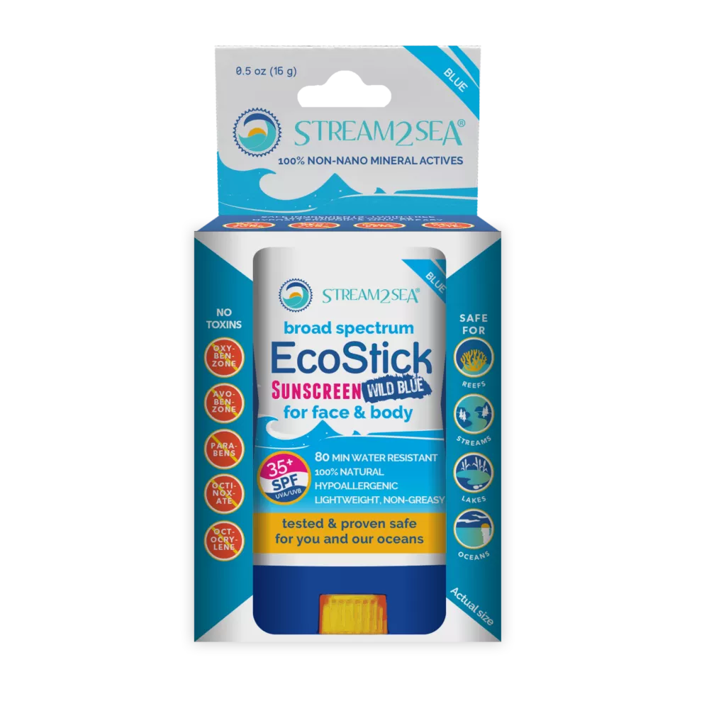Stream2Sea EcoStick Sunscreen Wild Blue Stick SPF 35