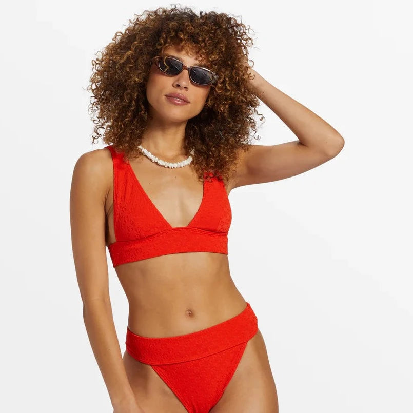 Bikini Top - Billabong Good Vibes Remi Plunge Bikini Top