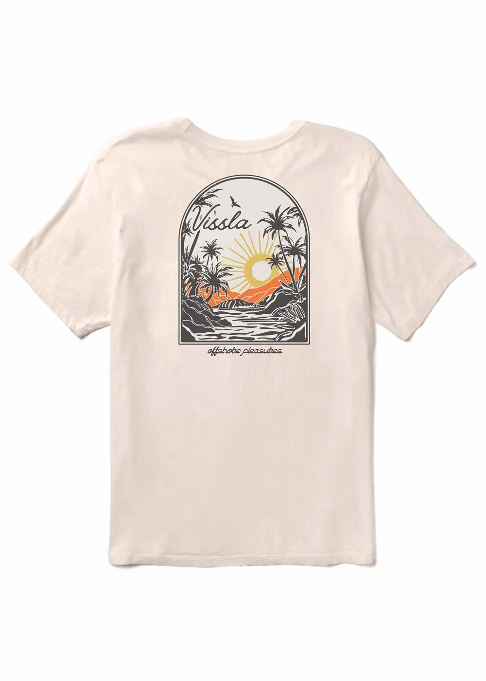 Tee - Vissla Sunset Shadows Cosmic Wash Tee