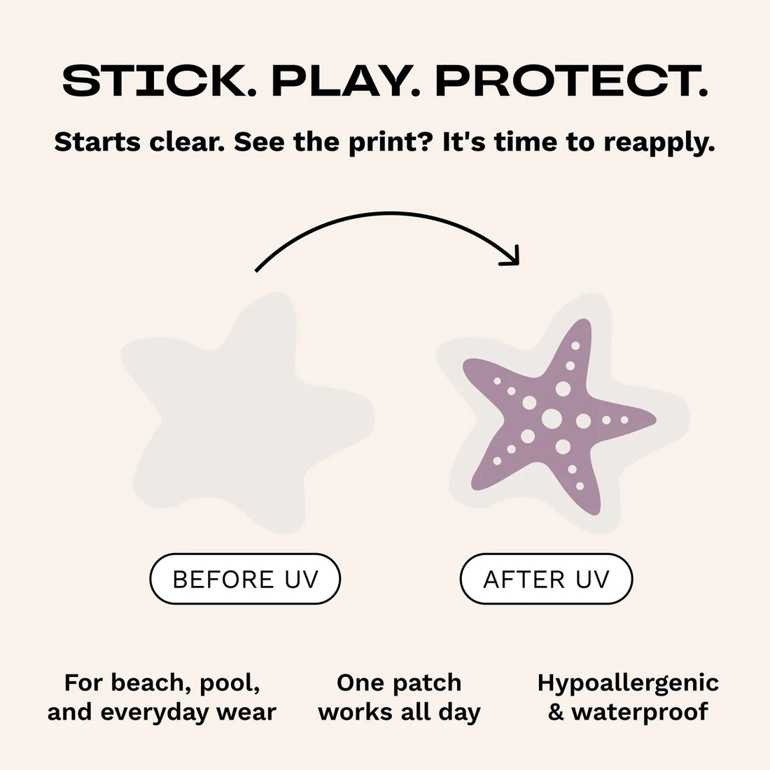 Barriere UV Sensor Stickers - Kids Sea Pack