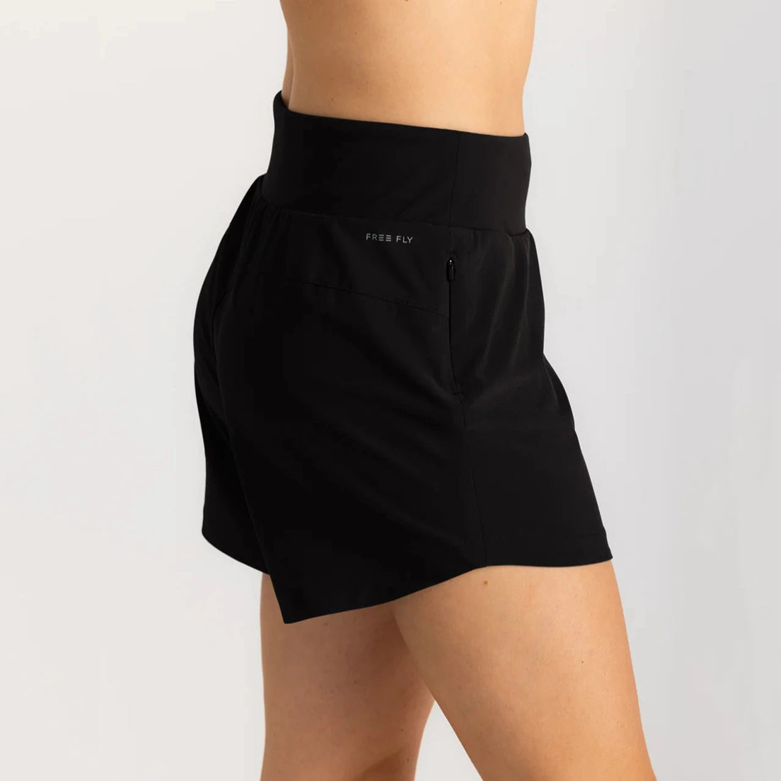 Ladies Short - Free Fly Bamboo Lined Active High-waist Breeze Short