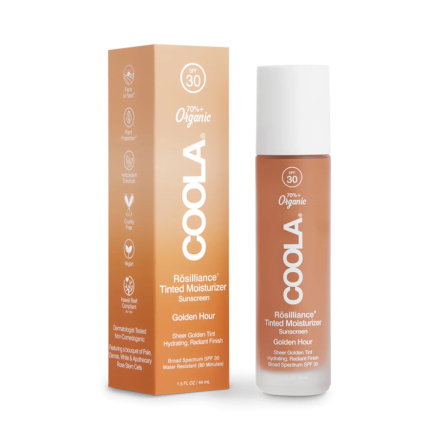 Coola Rosilliance Tinted Moisturizer Organic Sunscreen SPF 30