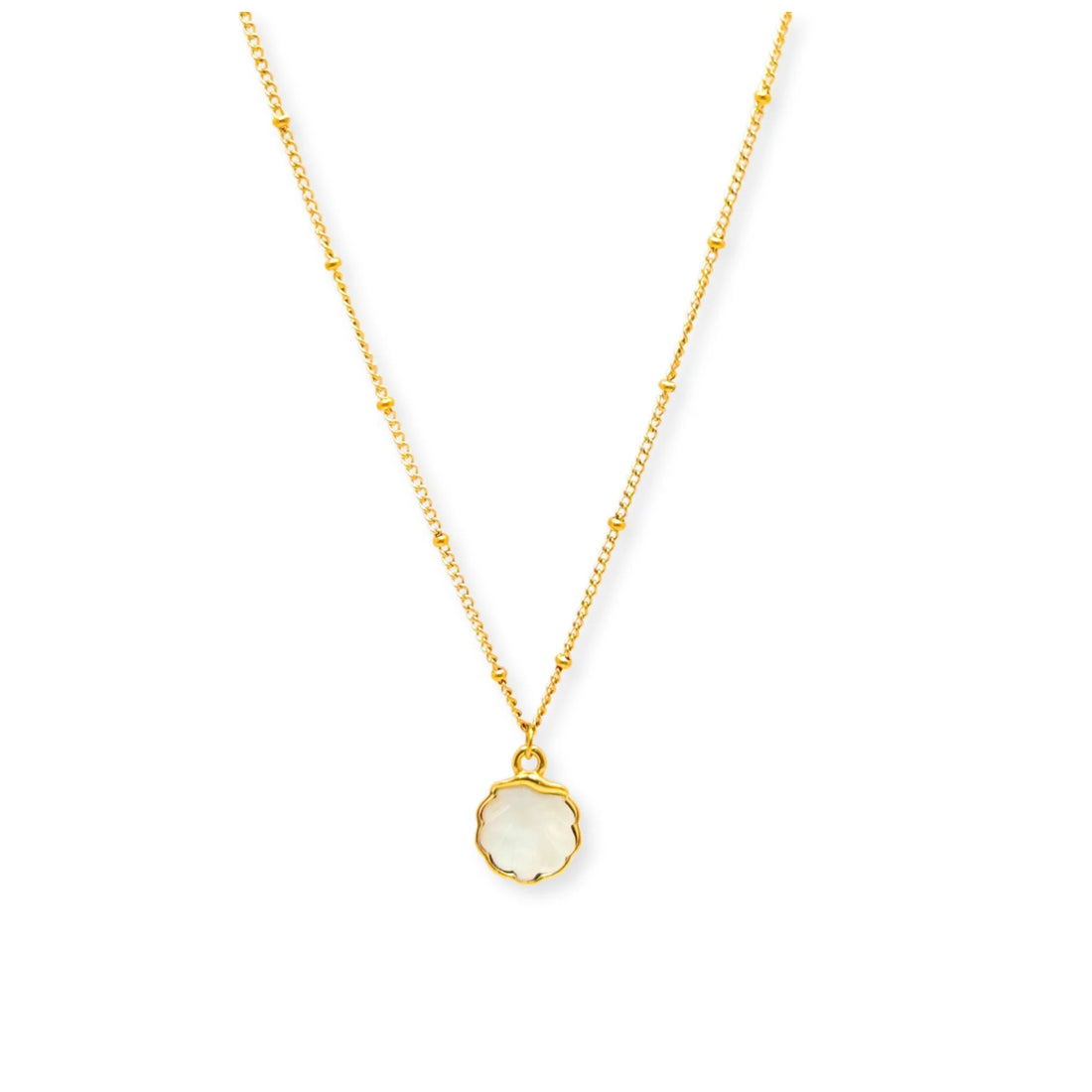 Necklace - Salty Cali Cockle Mother Of Pearl Necklace