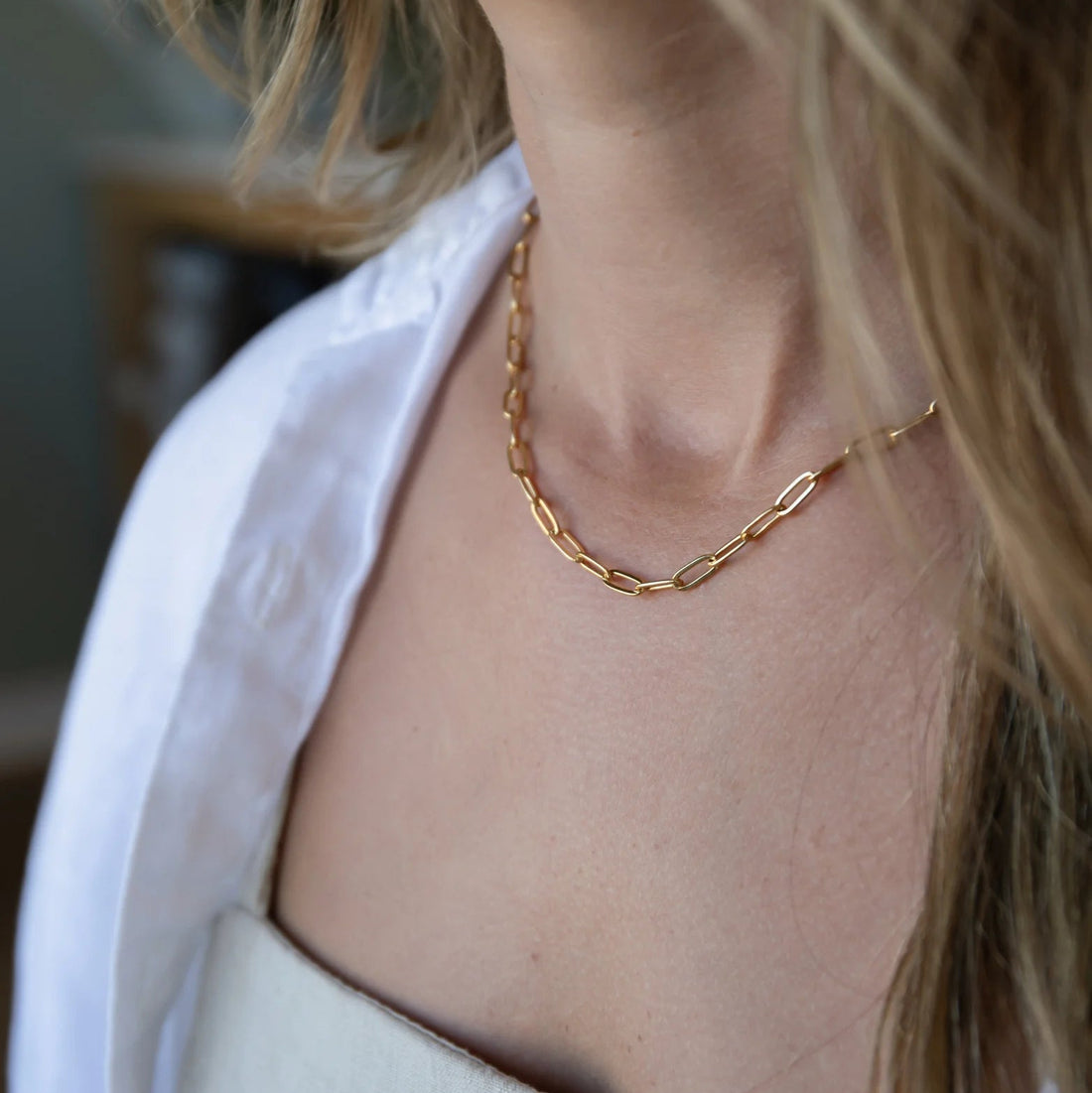 Necklace - Salty Cali Paperclip Necklace