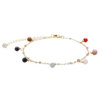 Anklet - Lotus and Luna Dew Drops Healing Anklet