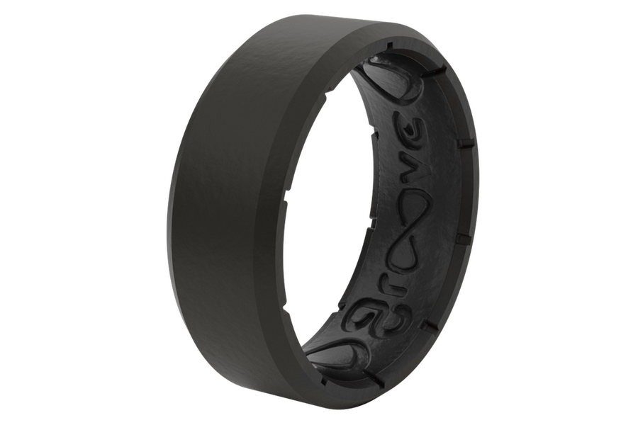 Ring - Groove Life Edge Black / Black Silicone Ring