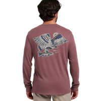 Mens Tee - Free Fly Osprey Catch Long Sleeve Tee