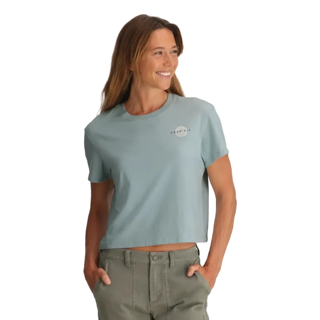 Ladies Tee - Free Fly Sun Ripple Tee