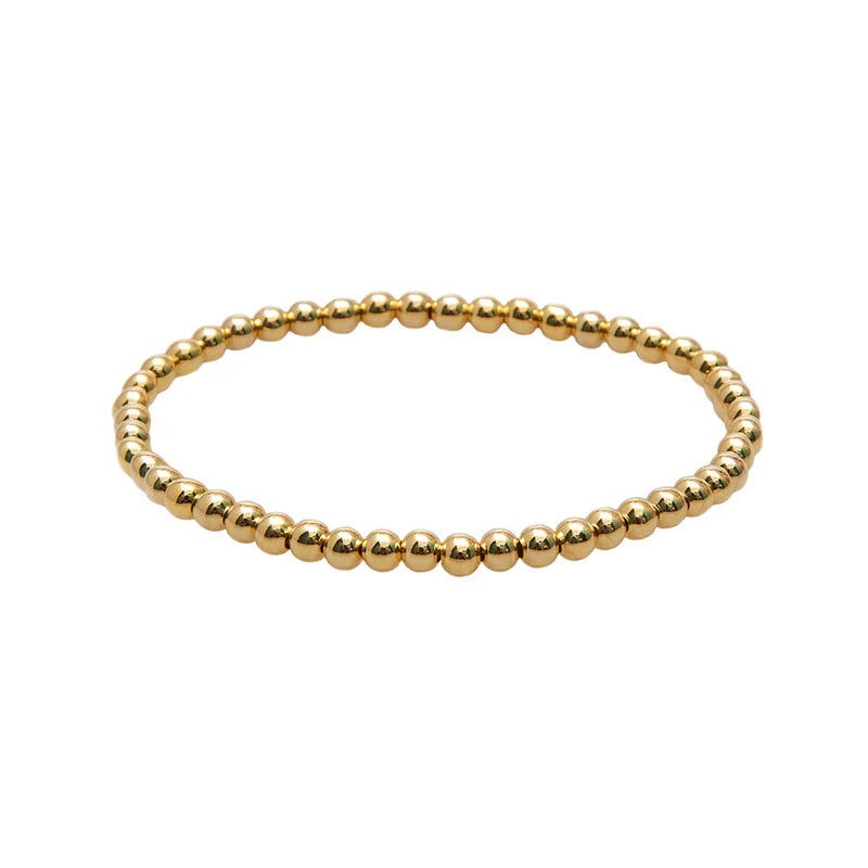 Bracelet - Lotus and Luna Gold Beads Bracelets
