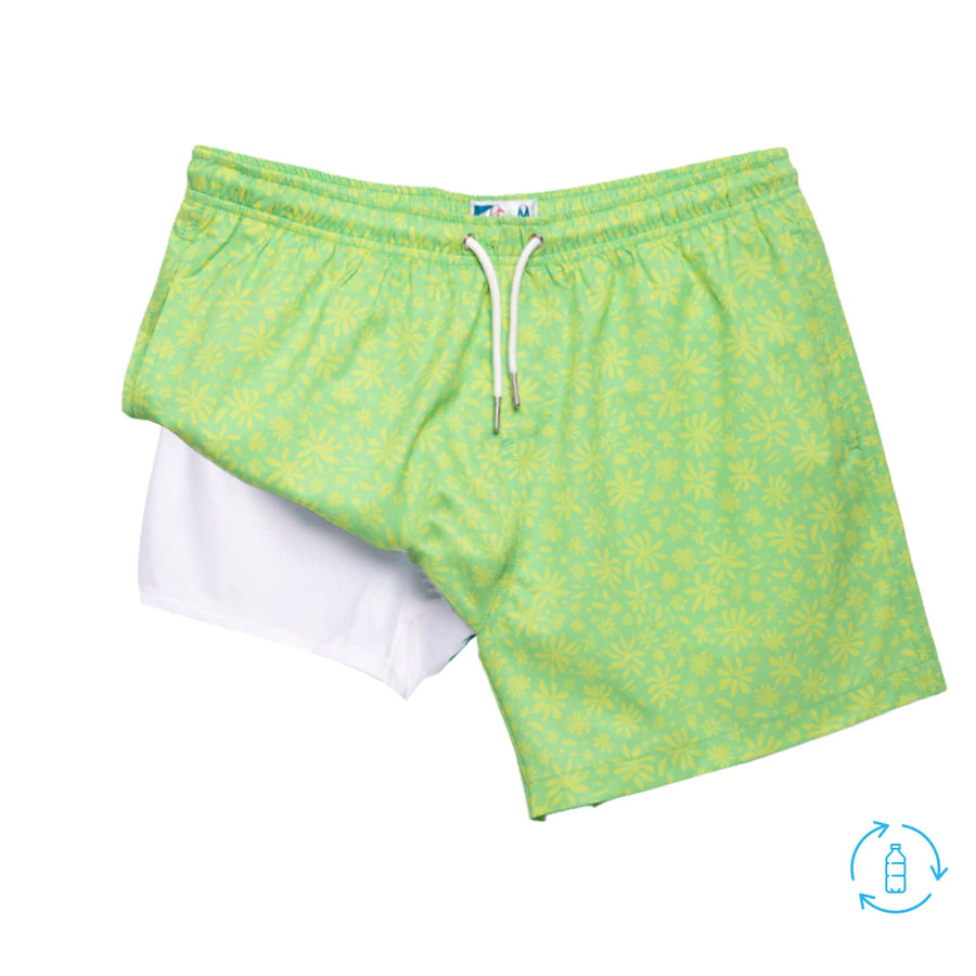 Volley - Bermies Sunny Days Swim Short With Compression Liner