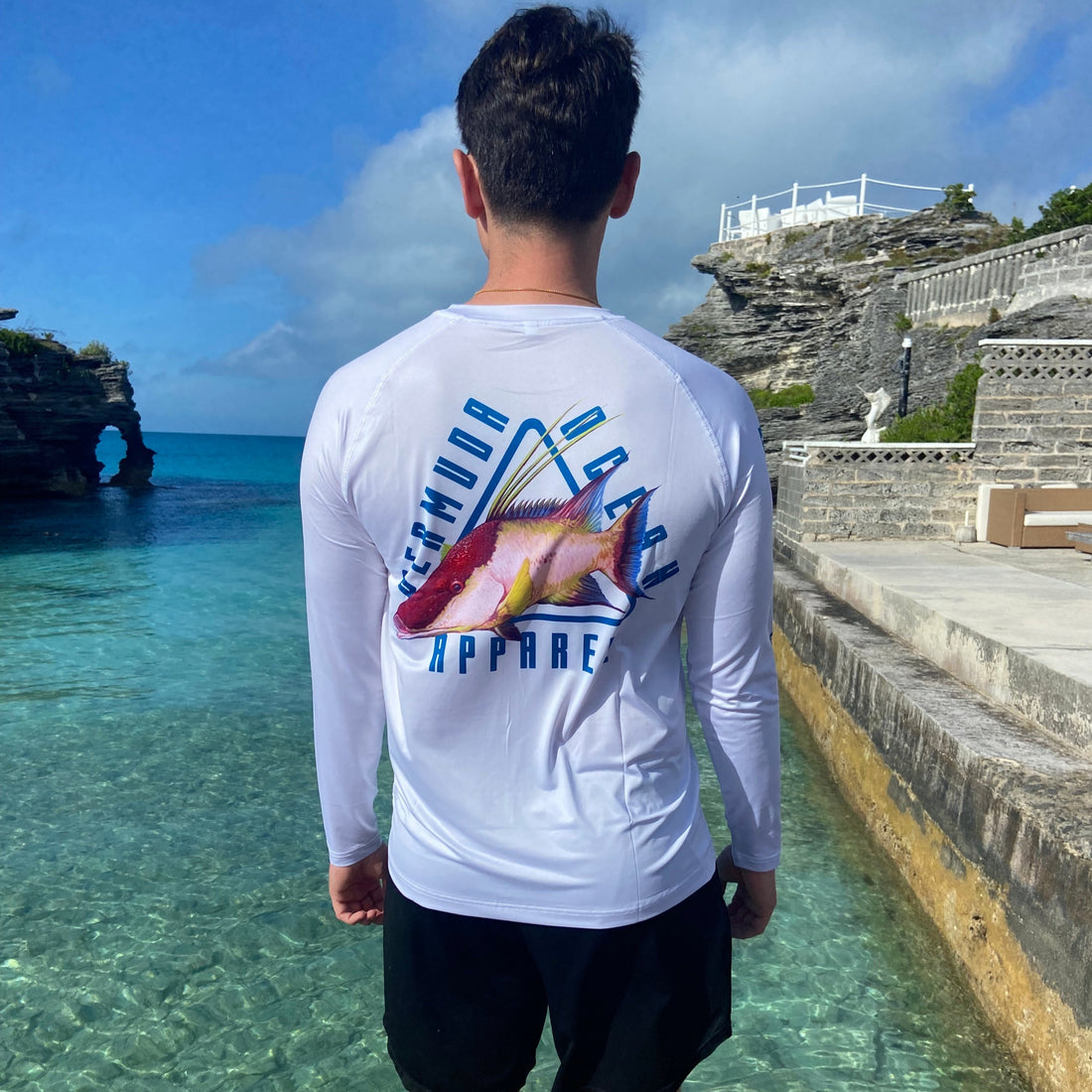 Men's Sun Shirt - Bermuda Ocean Apparel Long Sleeve