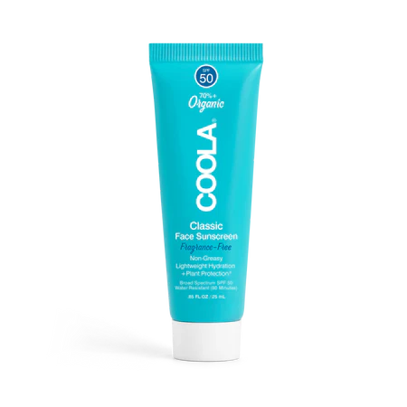 Coola Classic Face Organic Sunscreen Lotion SPF 50 - Fragrance Free