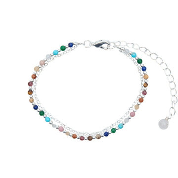 Bracelet - Lotus and Luna 2mm Healing Bracelet