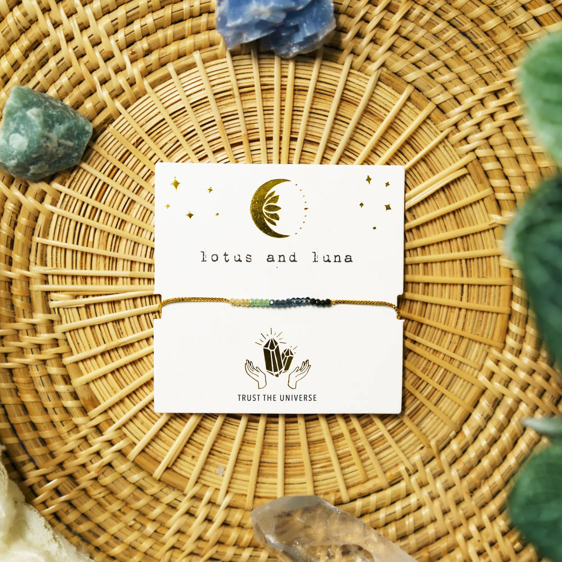 Bracelet - Lotus and Luna Goddess Bracelet
