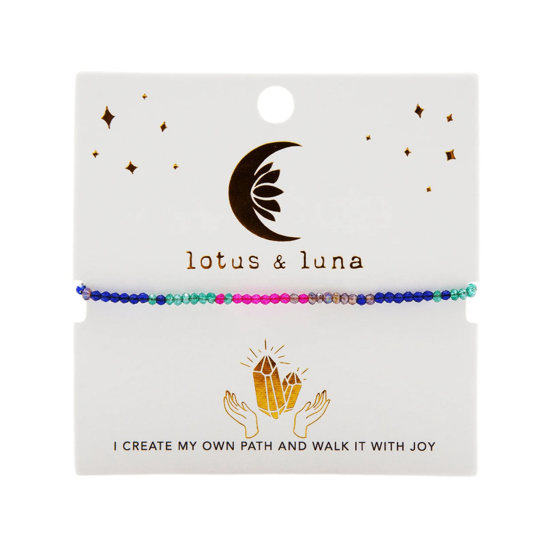 Bracelet - Lotus and Luna Goddess Bracelet
