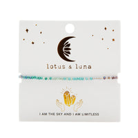 Bracelet - Lotus and Luna Goddess Bracelet