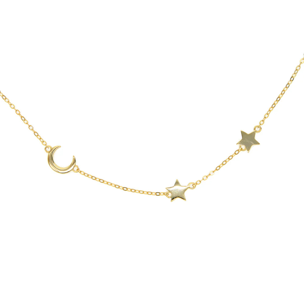 Necklace - Salty Cali Moon & Back Necklace