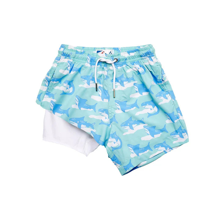 Boys Volley - Bermies Jaws Swim Short