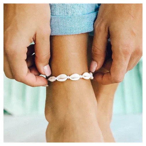 Anklet - Pura Vida Knotted Cowries Anklet