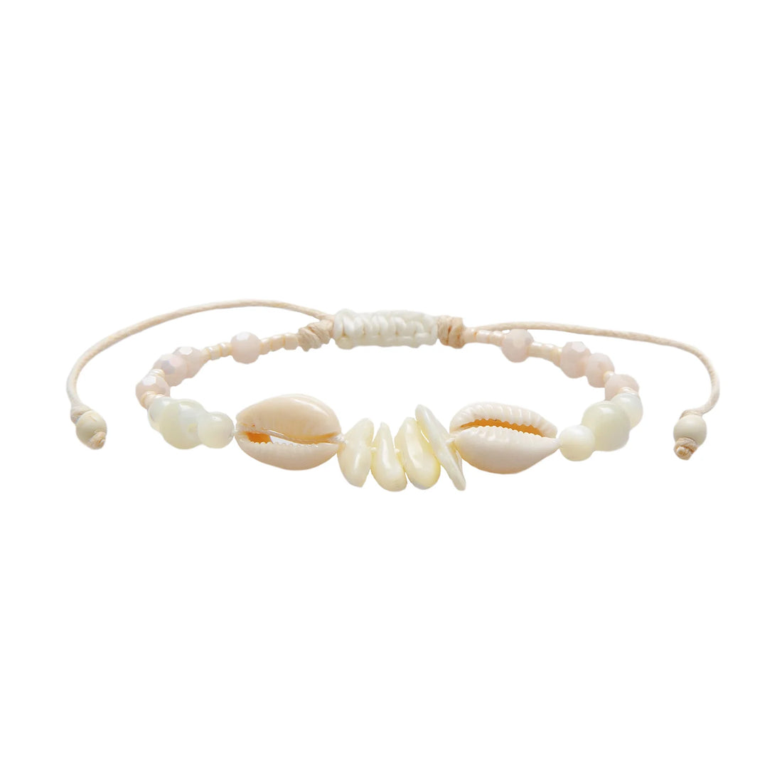 Bracelet - Lotus and Luna Sea Stone Bracelet
