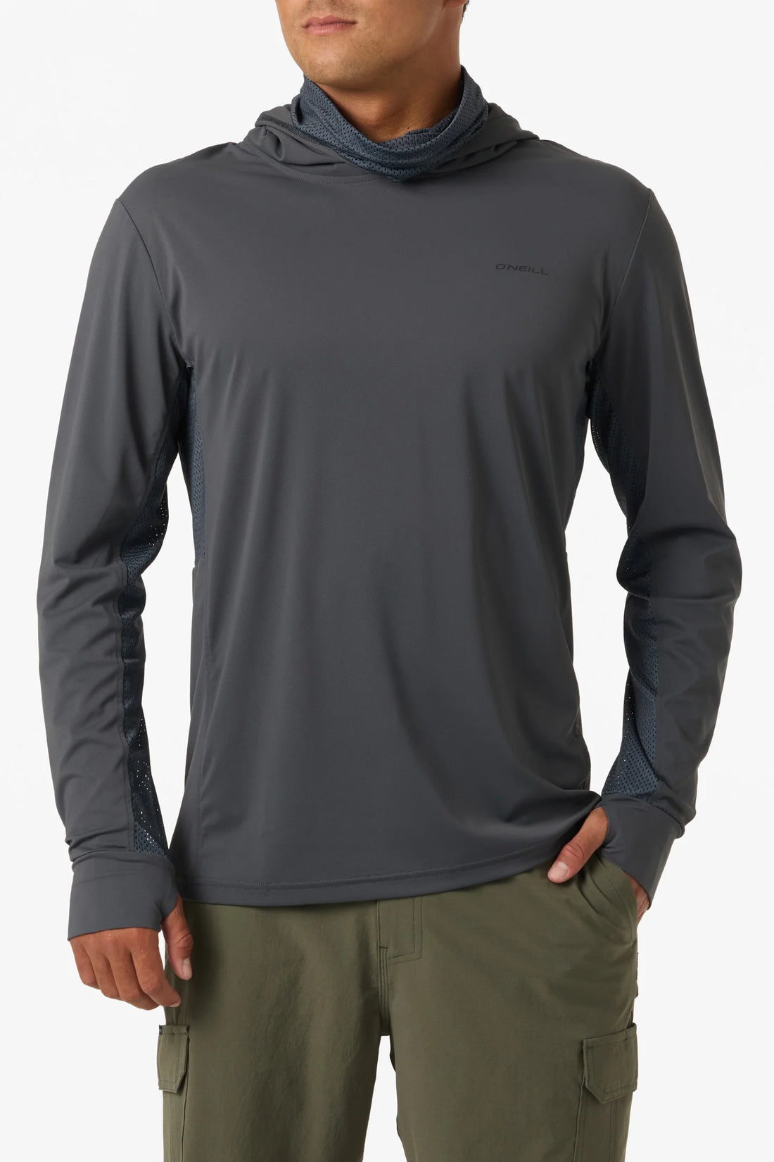 Rashguard - O'Neill Travlr UPF Elevated Hood Long Sleeve