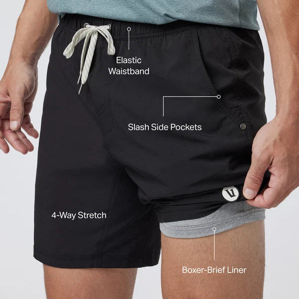 Mens Short - Vuori Kore Short Lined 7"