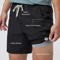 Mens Short - Vuori Kore Short Lined 7"