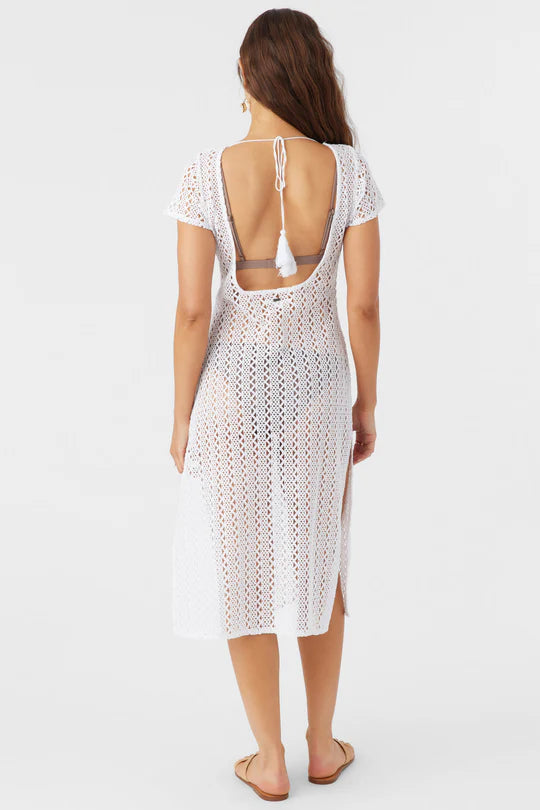 Cover Up - O'Neill Nina Midi Crochet Lace Cover-Up Dress