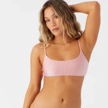 Bikini Top - O'Neill Mizi Metallic Rib Surfside Bralette Top