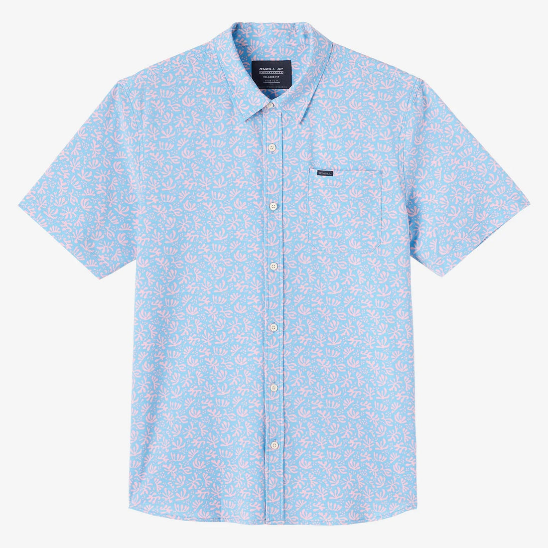 Woven Shirt - O'Neill Trvlr UPF Traverse Slub Relaxed Fit Shirt