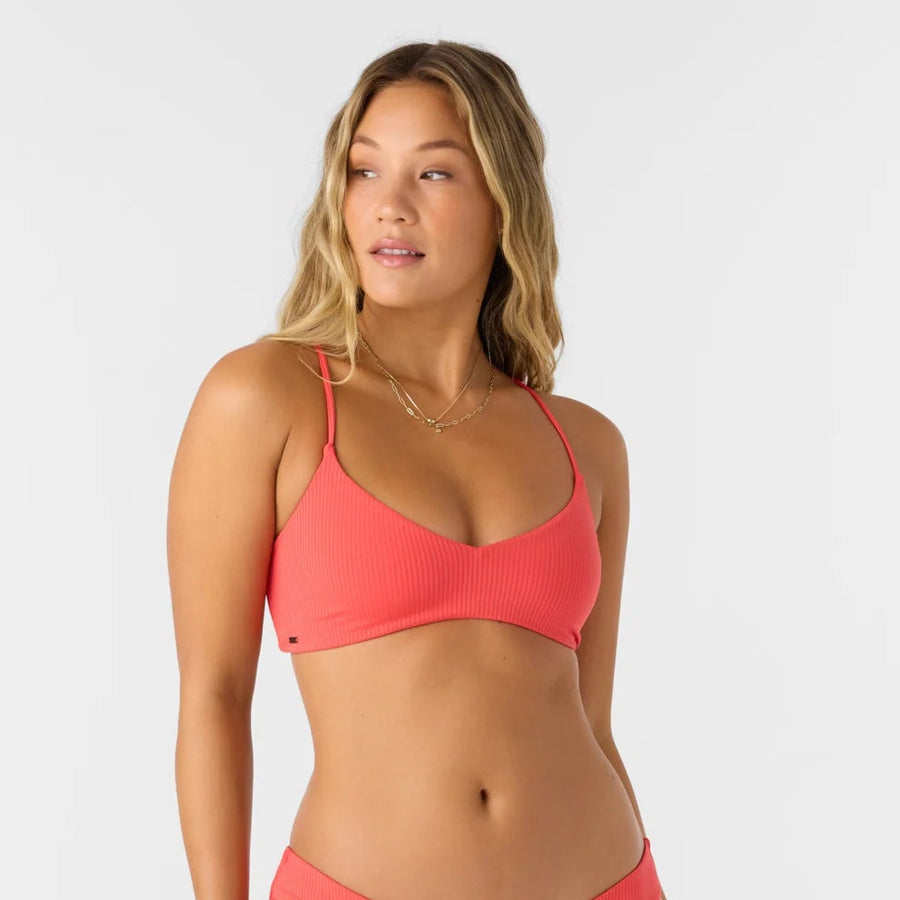 Bikini Top - O'Neill Saltwater Solids Rib Huntington Top