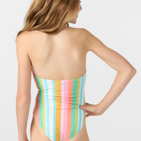 Girls Bathing Suit - O'Neill Girls Low Tide Cinched One Piece