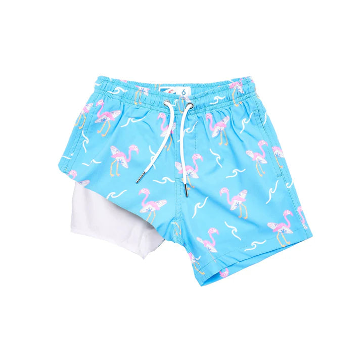 Boys Volley - Bermies Surfing Flamingo Swim Short