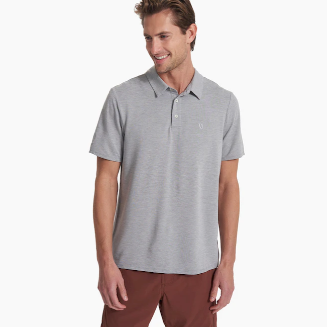 Mens Polo - Vuori Knit Twill Polo