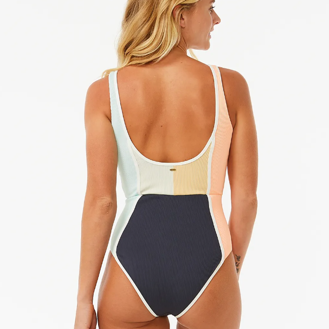 One Piece - Rip Curl Block Party Splice Good Coverage One Piece
