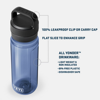 Water Bottle - 25oz Yonder Plastic Water Bottle With Chug Cap