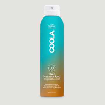 Coola Clear Sunscreen Spray SPF 30 - Tropical Coconut