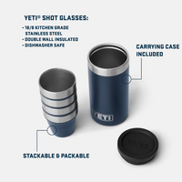 Beer and Barware - Shot Glasses and Case