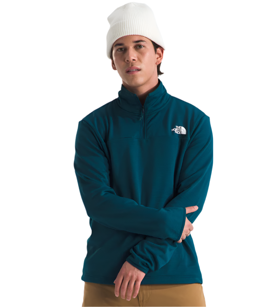 Fleece - North Face Mens Cedar Trail Grid Fleece 1/4 Zip