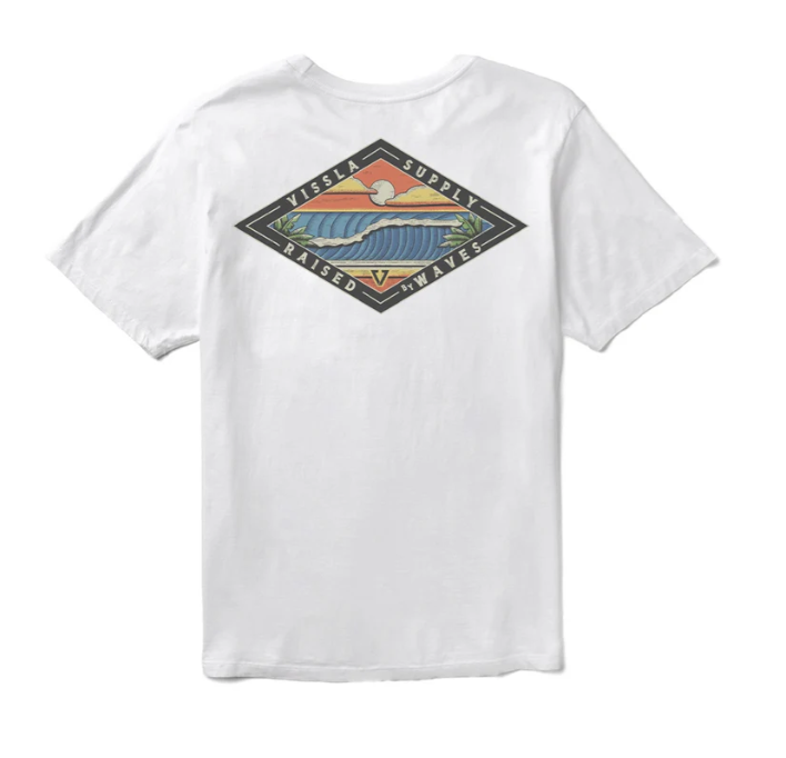 Tee - Vissla Wave Chasers Organic Pocket Tee