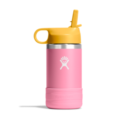 Wide Mouth Bottle - 12oz Kids With Flex Straw Cap