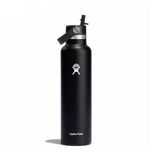 Standard Mouth Bottle - 24oz With Flex Straw Cap