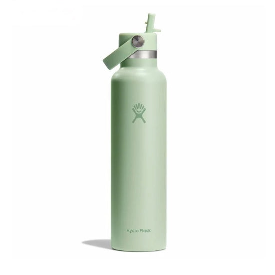 Standard Mouth Bottle - 24oz With Flex Straw Cap