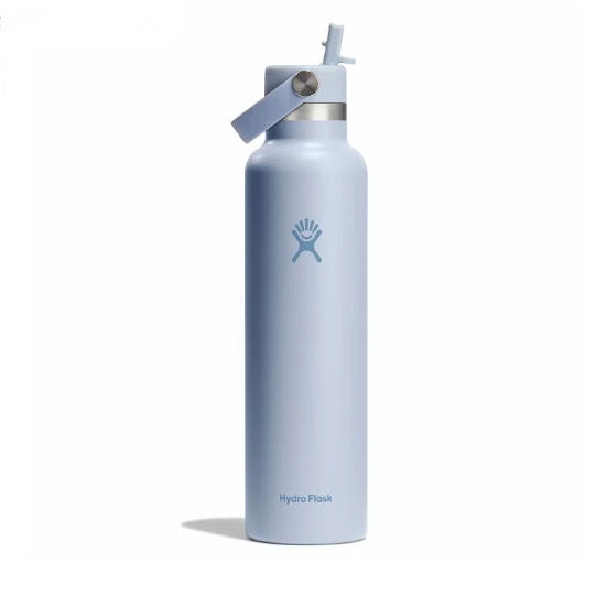 Standard Mouth Bottle - 24oz With Flex Straw Cap