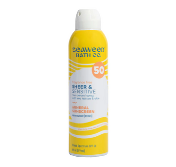 Seaweed Bath Co. Sheer Mineral Sensitive Spray SPF 50