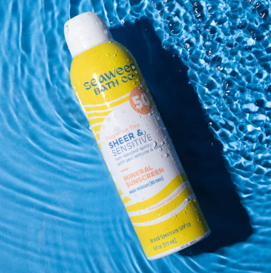 Seaweed Bath Co. Sheer Mineral Sensitive Spray SPF 50