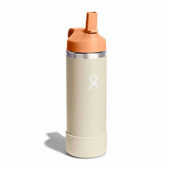 Wide Mouth Bottle - 18oz Kids With Flex Straw Cap